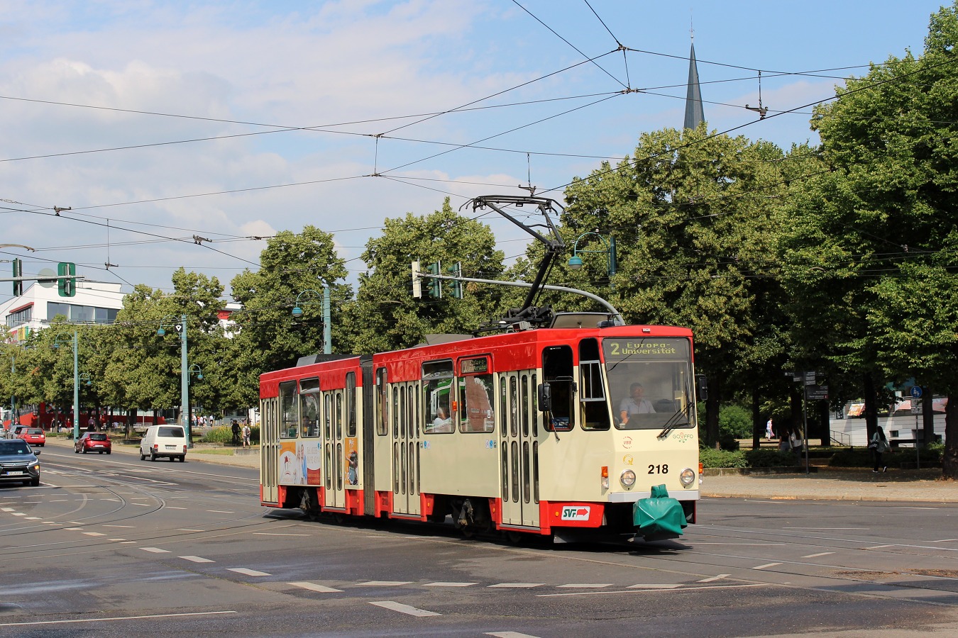 Франкфурт-на-Одере, Tatra KT4DM № 218 Франкфурт-на-Одере, Tatra KT4DM № 218