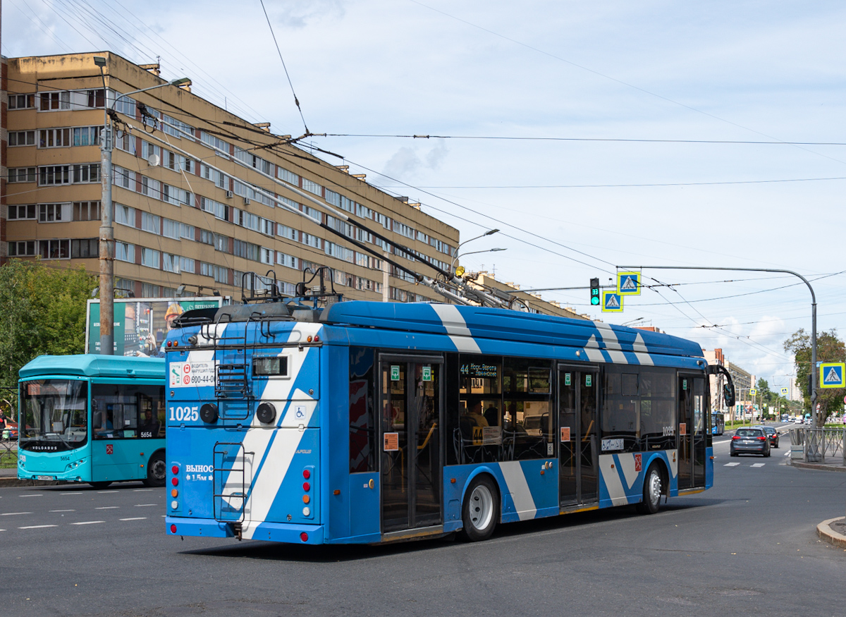 Санкт-Петербург, Тролза-5265.08 «Мегаполис» № 1025
