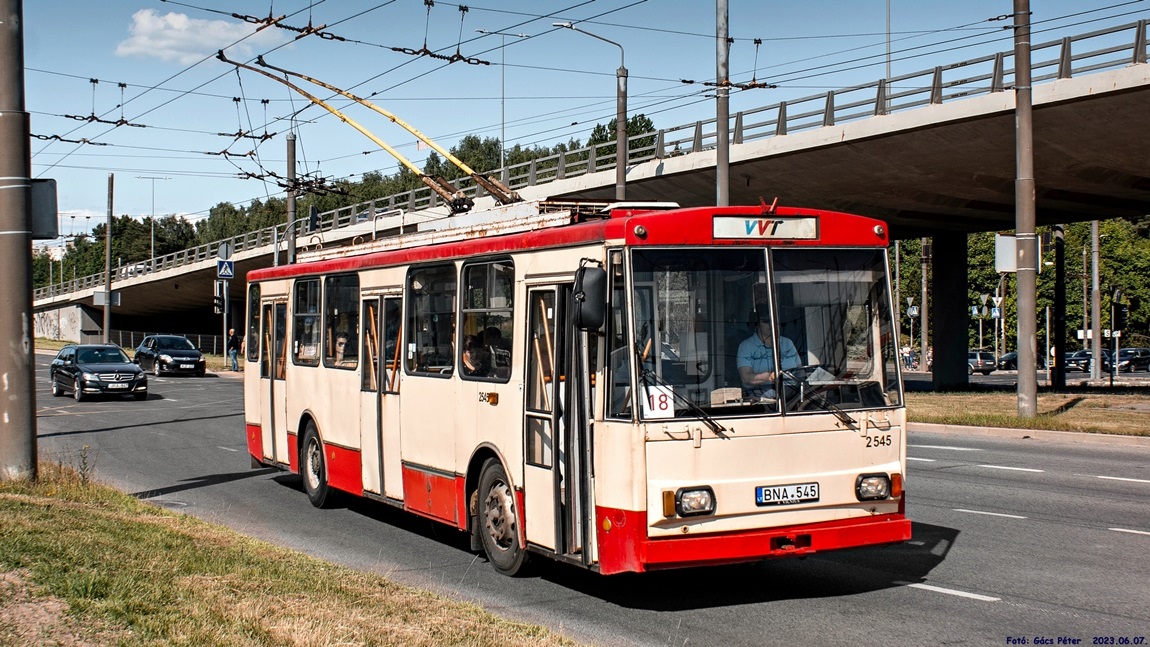 Вильнюс, Škoda 14Tr89/6 № 2545