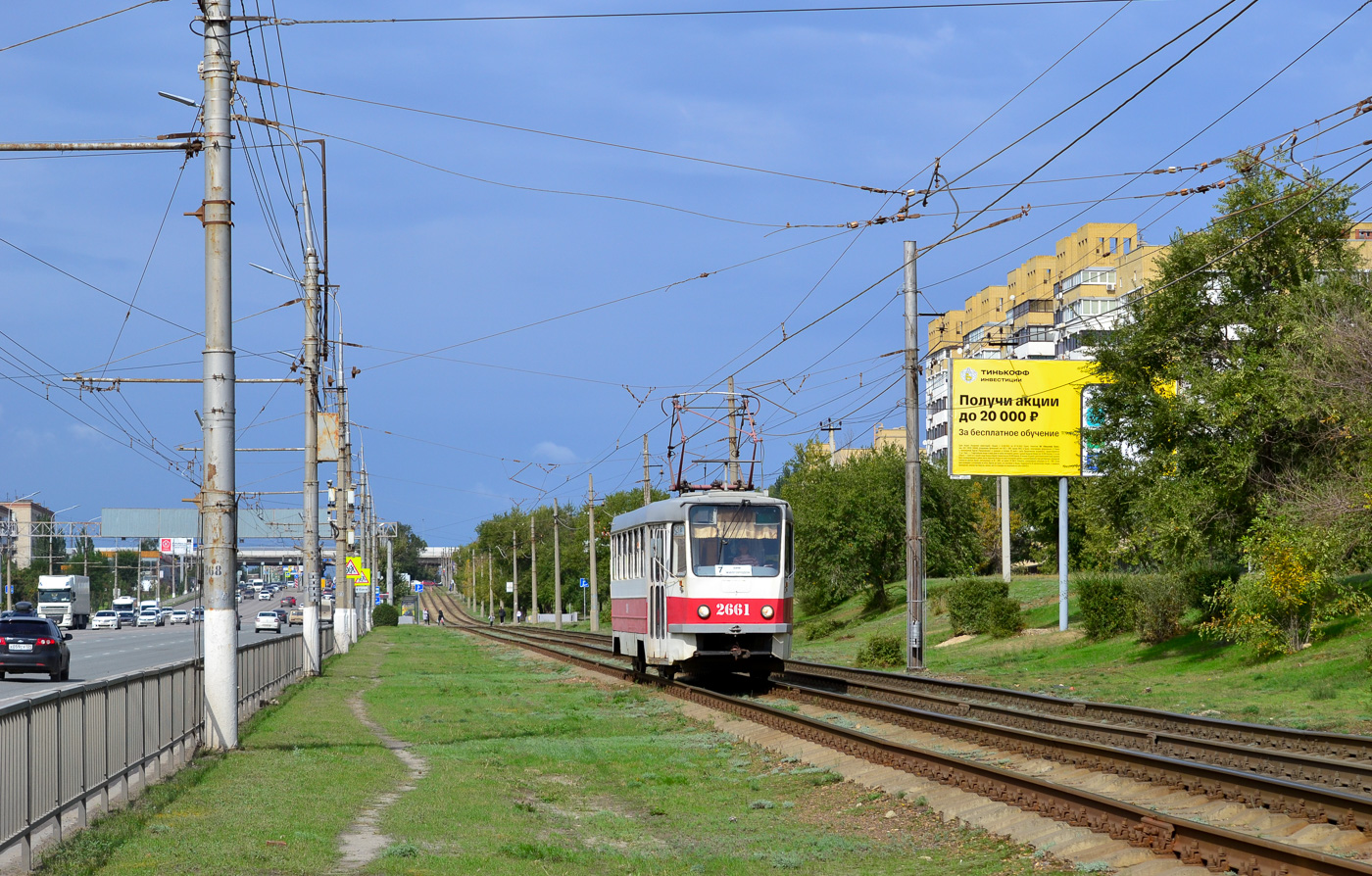 Волгоград, Tatra T3SU мод. ВЗСМ № 2661