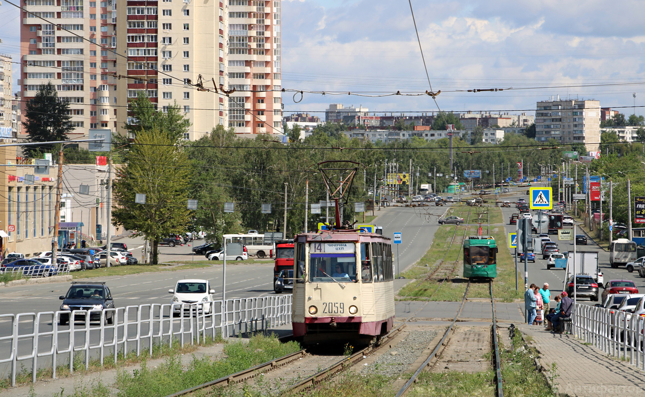 Челябинск, 71-605 (КТМ-5М3) № 2059 Челябинск, 71-605 (КТМ-5М3) № 2059