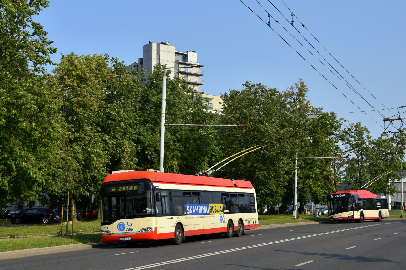 Вильнюс, Solaris Trollino II 15 AC № 2713