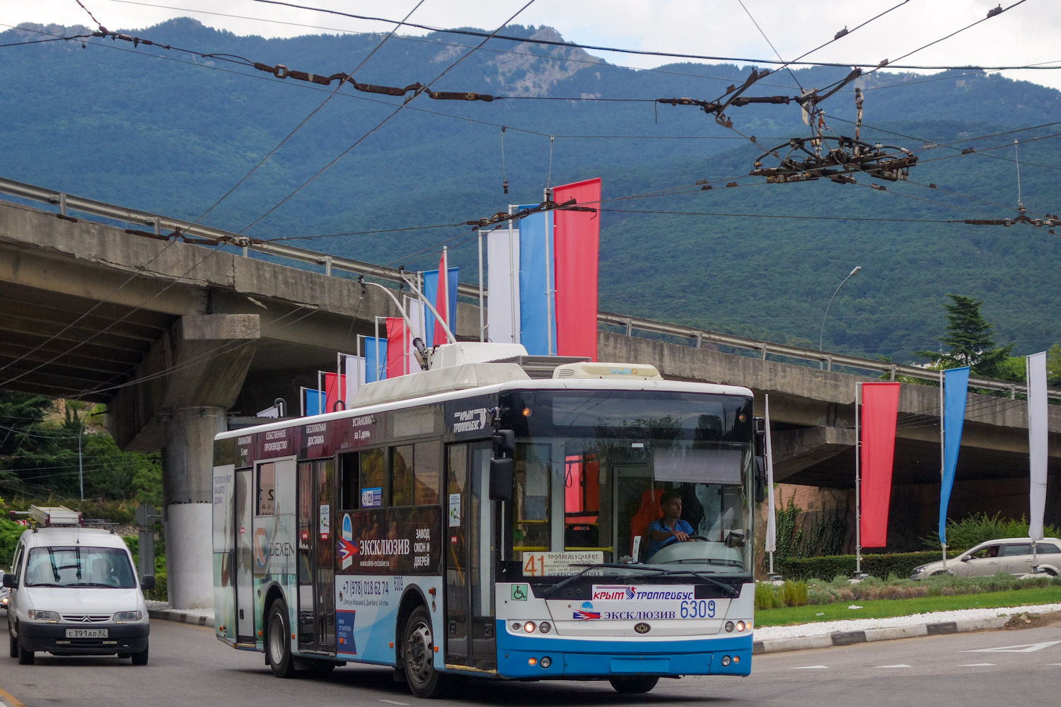 Крымский троллейбус, Богдан Т60111 № 6309