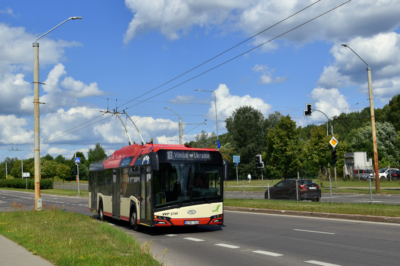 Вильнюс, Solaris Trollino IV 12 Škoda № 2749