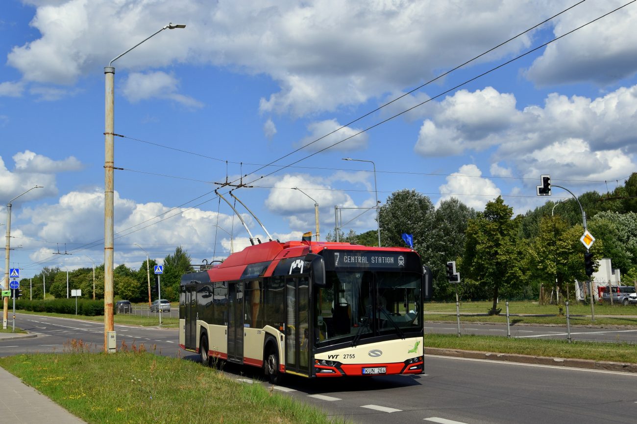 Вильнюс, Solaris Trollino IV 12 Škoda № 2755
