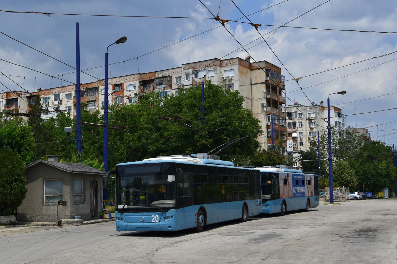 Пазарджик, ЛАЗ E183A1 № 20; Пазарджик, ЛАЗ E183A1 № 22