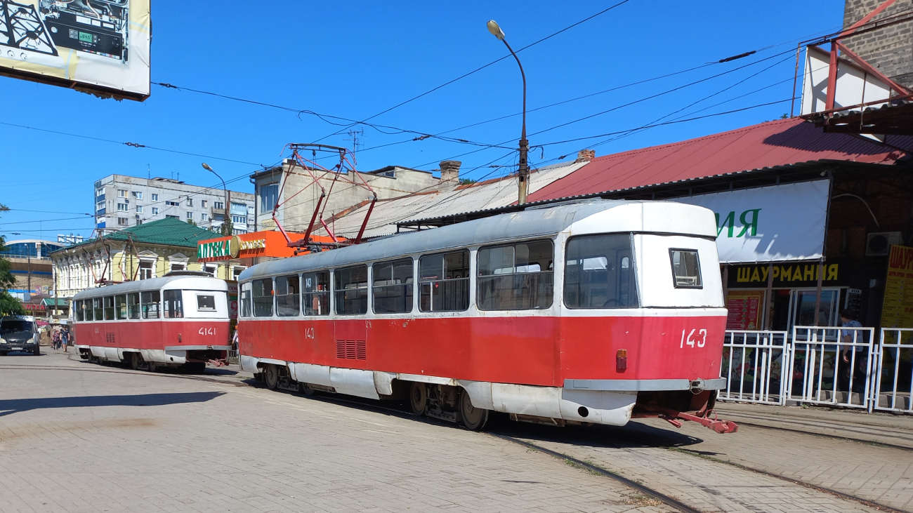 Донецк, Tatra T3SU № 143
