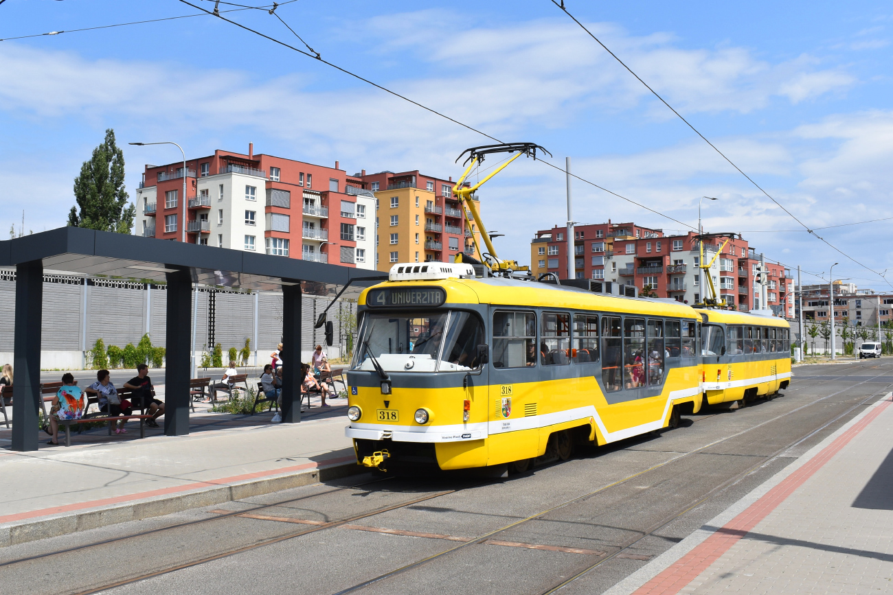 Пльзень, Tatra T3R.PLF № 318