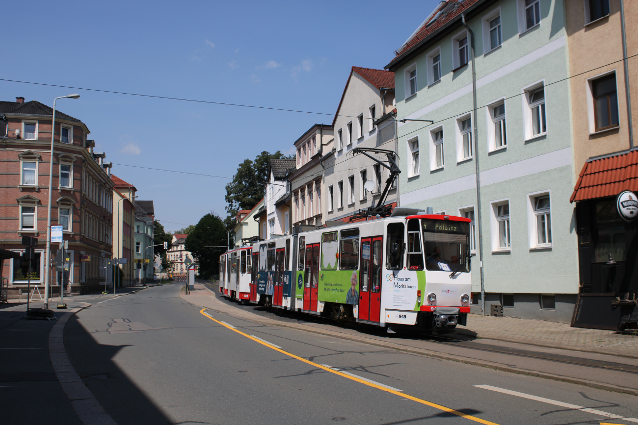 Цвиккау, Tatra KT4DMC № 949