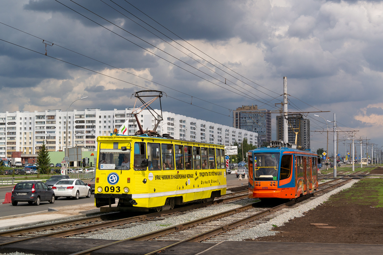 Набережные Челны, 71-605 (КТМ-5М3) № 093; Набережные Челны, 71-623-02 № 0155