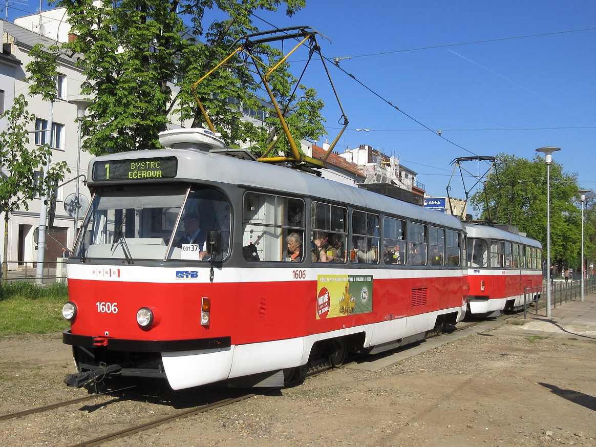 Brno, Tatra T3G — 1606