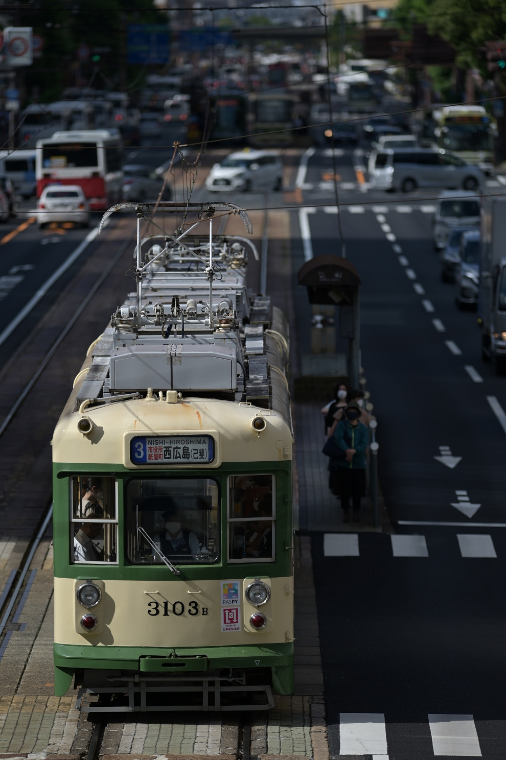 Хиросима, Green Liner Hiroshima series 3100 № 3103