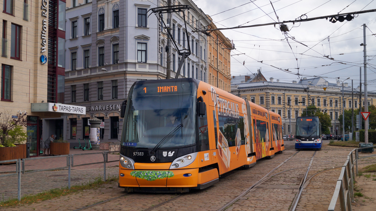 Рига, Škoda 15T2 ForCity Alfa Riga № 57583