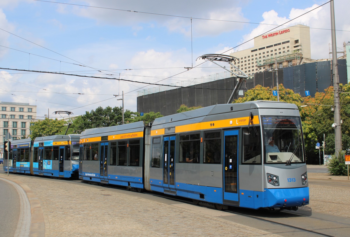 Лейпциг, Leoliner Fahrzeug-Bau Leipzig NGTW6L № 1313
