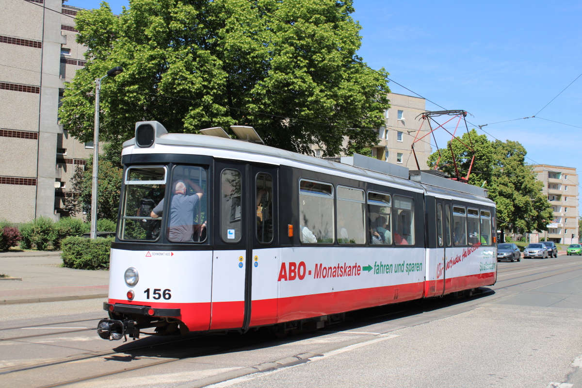 Хальберштадт, Esslingen GT4 № 156; Хальберштадт — Юбилей: 120 лет электрическому трамвайному движению в Хальберштадте (03.06.2023)