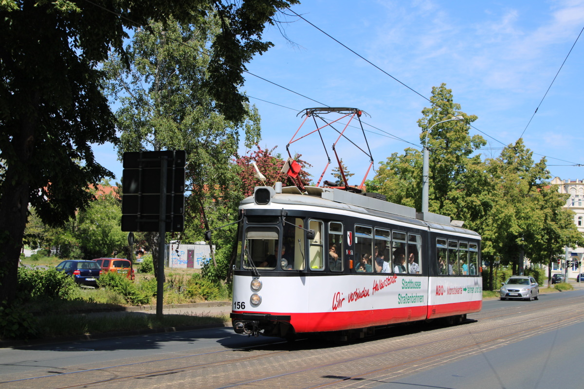 Хальберштадт, Esslingen GT4 № 156; Хальберштадт — Юбилей: 120 лет электрическому трамвайному движению в Хальберштадте (03.06.2023)