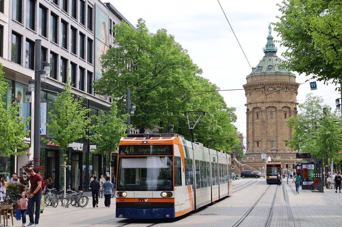 Rhein-Neckar, Duewag 6MGT Nr. 5646