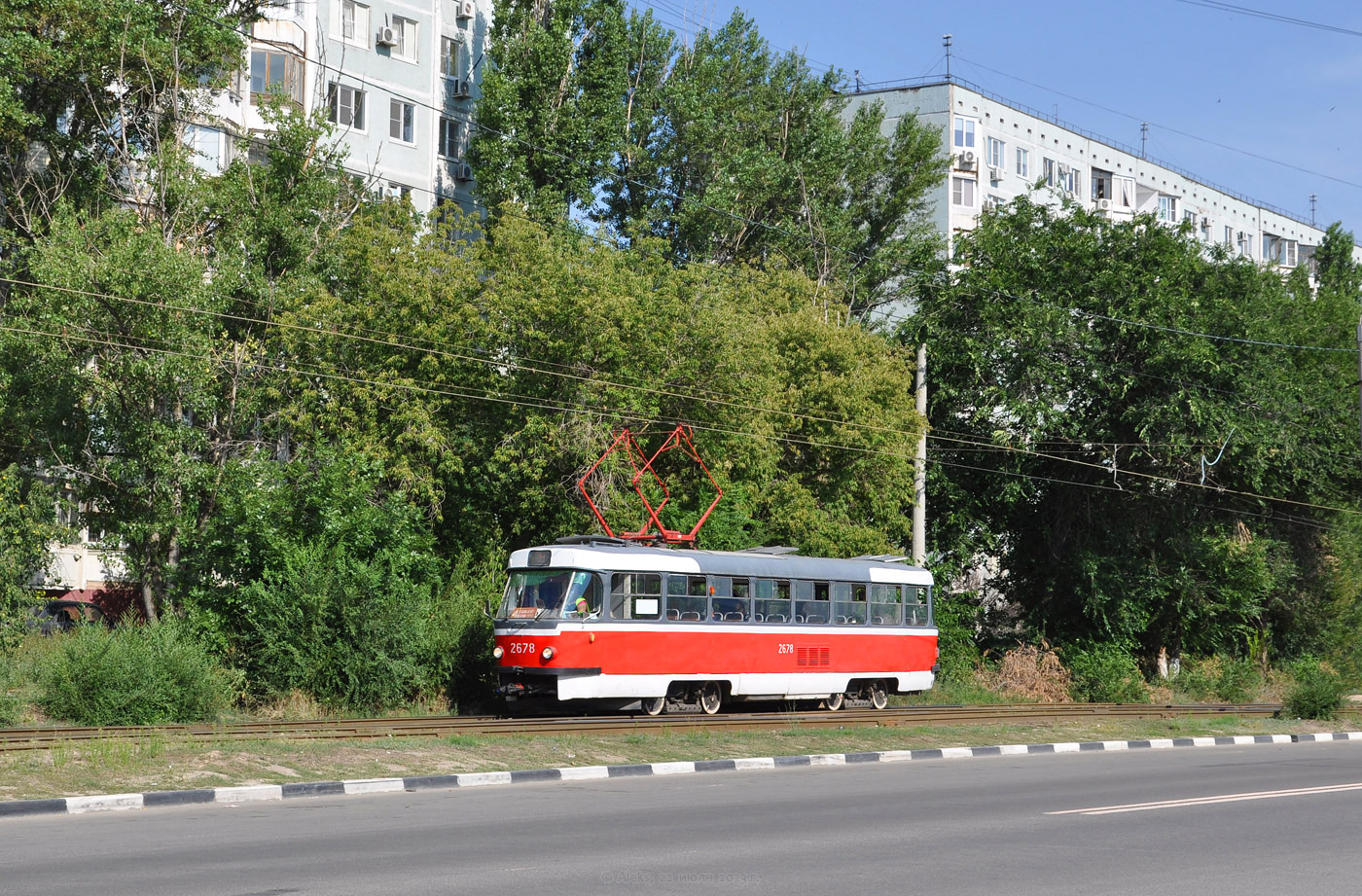 Volgograda, Tatra T3SU (2-door) № 2678