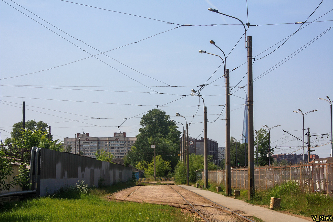 Saint-Petersburg — Terminal stations; Saint-Petersburg — Tram lines and infrastructure