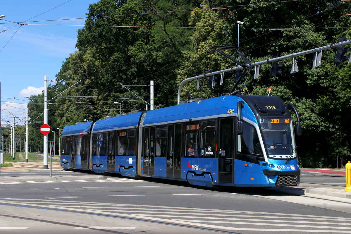Vratislavie, Modertrans Moderus Gamma LF 07 AC N°. 3312 Vratislavie, Modertrans Moderus Gamma LF 07 AC N°. 3312