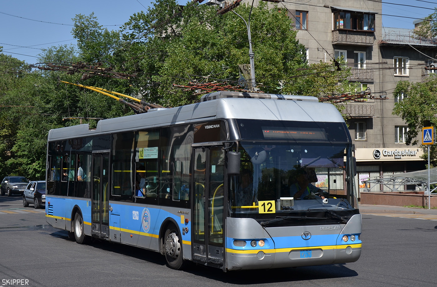 Almaty, YoungMan JNP6120GDZ (Neoplan Kazakhstan) Nr. 1263
