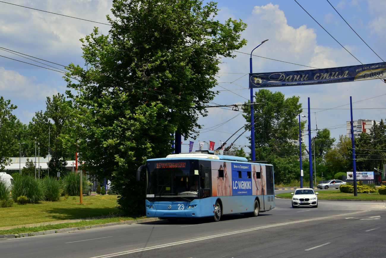 Пазарджик, ЛАЗ E183A1 № 23