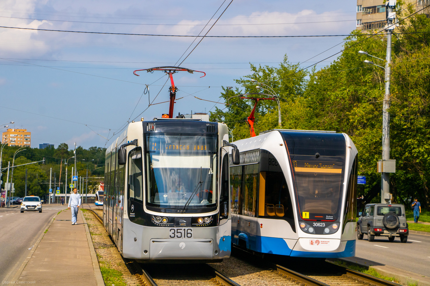 Москва, 71-414 (Pesa Fokstrot) № 3516