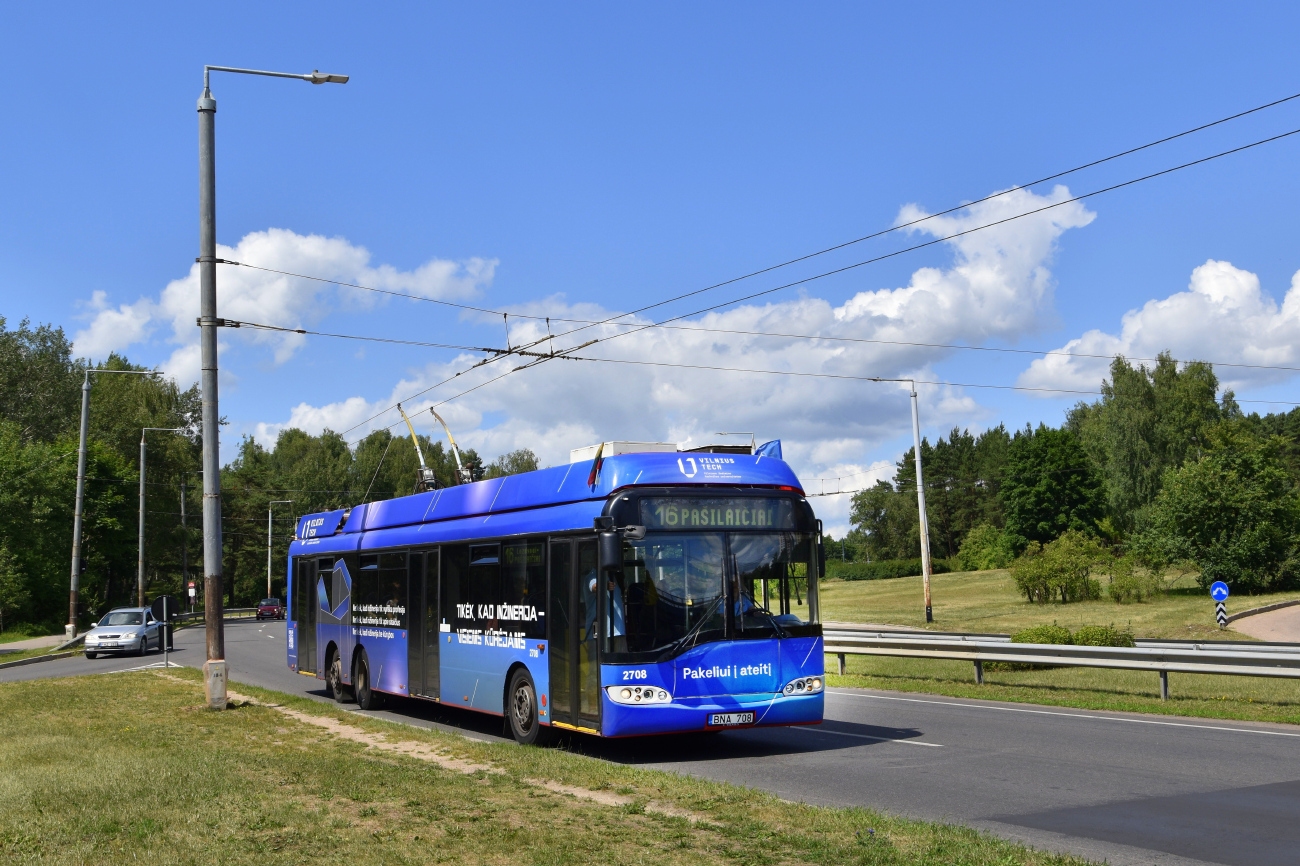 Vilnius, Solaris Trollino II 15 AC № 2708
