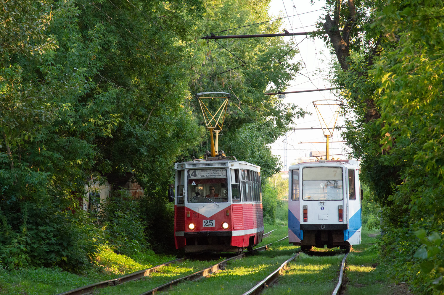 Омск, 71-605А № 25; Омск, 71-608КМ № 51