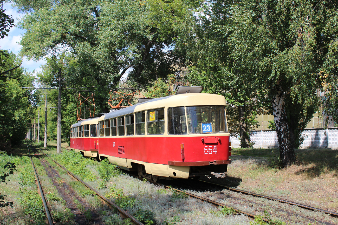 Харьков, Tatra T3SU № 664