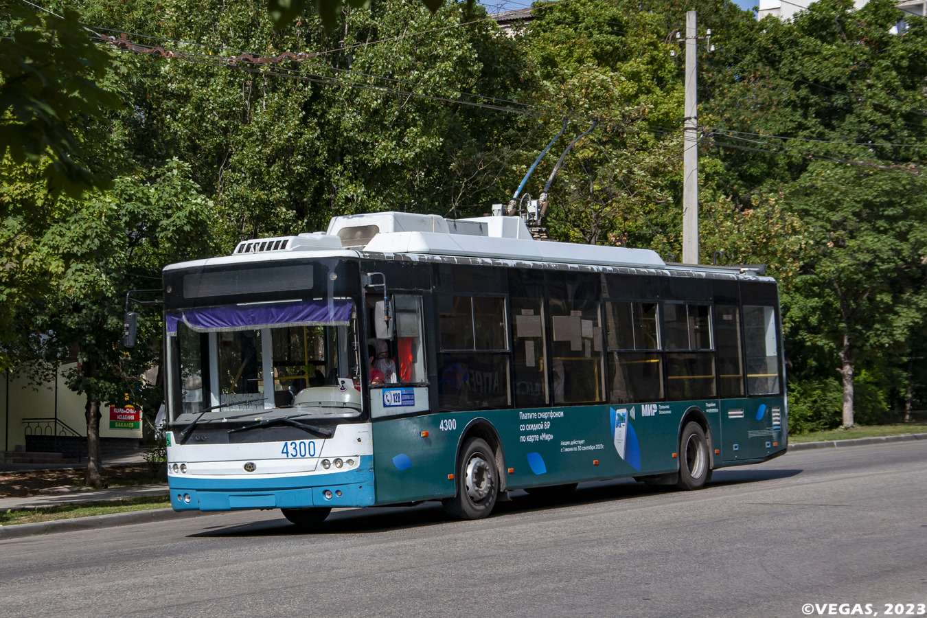 Кримський тролейбус, Богдан Т70110 № 4300