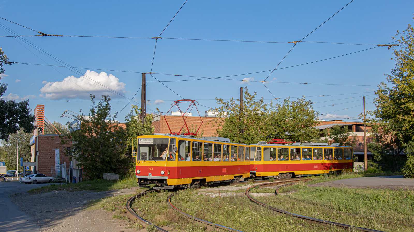 Екатеринбург, Tatra T6B5SU № 744