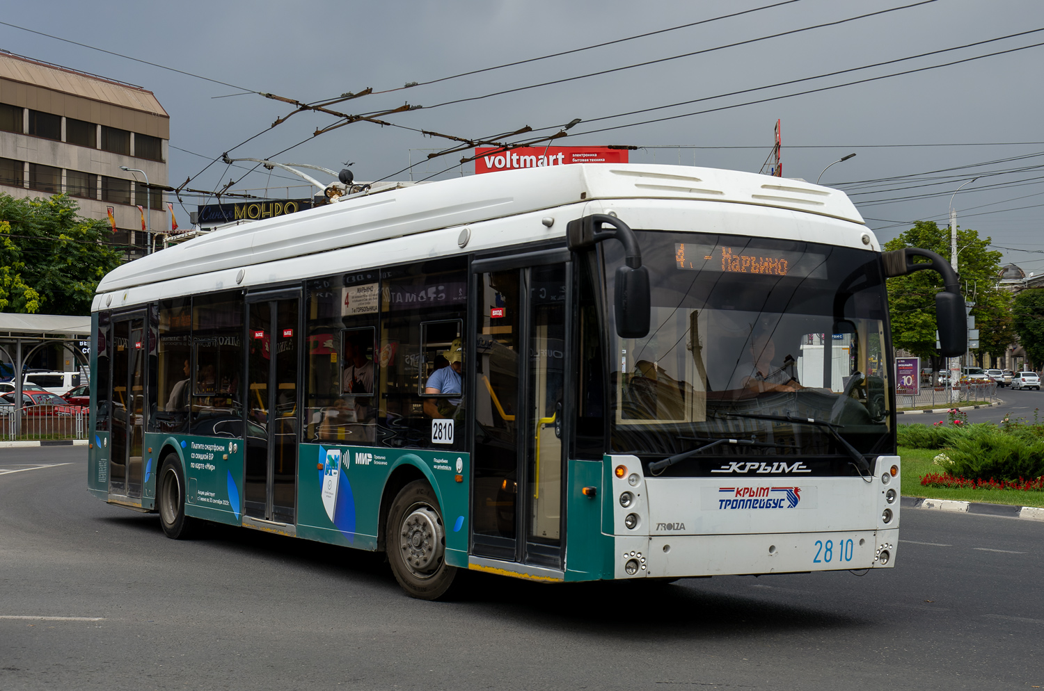 Крымский троллейбус, Тролза-5265.03 «Мегаполис» № 2810 Крымский троллейбус, Тролза-5265.03 «Мегаполис» № 2810