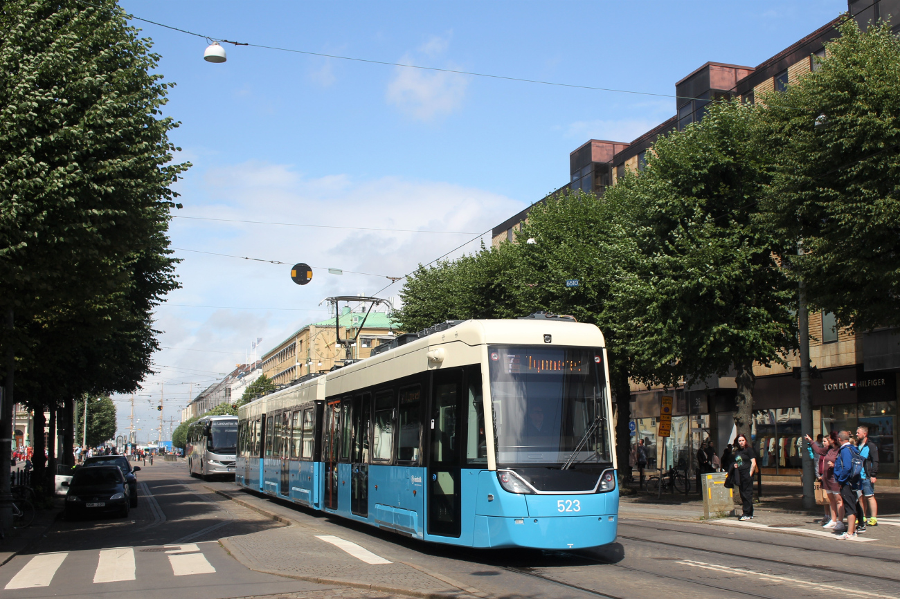 Гётеборг, Alstom M33A Flexity Göteborg № 523