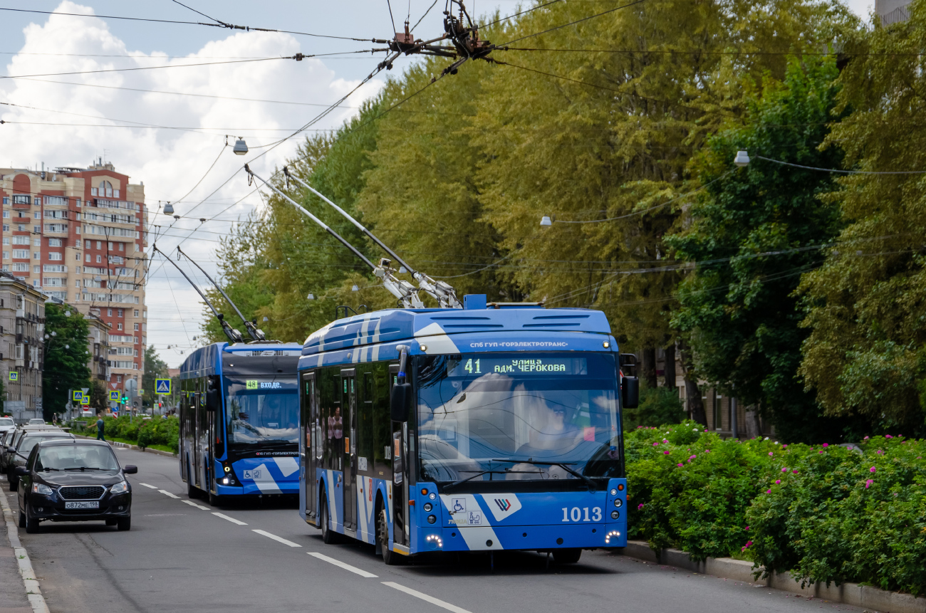 Pietari, Trolza-5265.08 “Megapolis” # 1013 Pietari, Trolza-5265.08 “Megapolis” # 1013