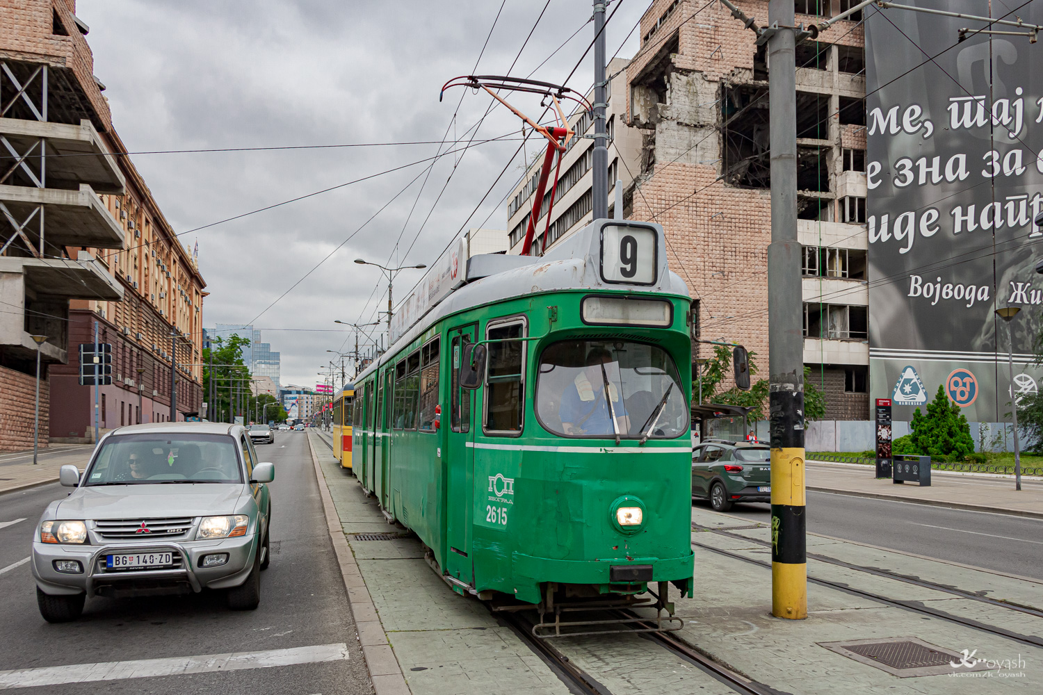 Белград, Duewag GT6 № 80615 (2615)