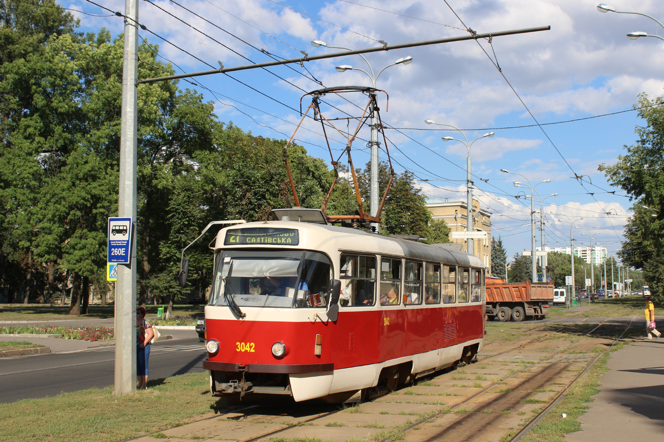 Харьков, Tatra T3SUCS № 3042