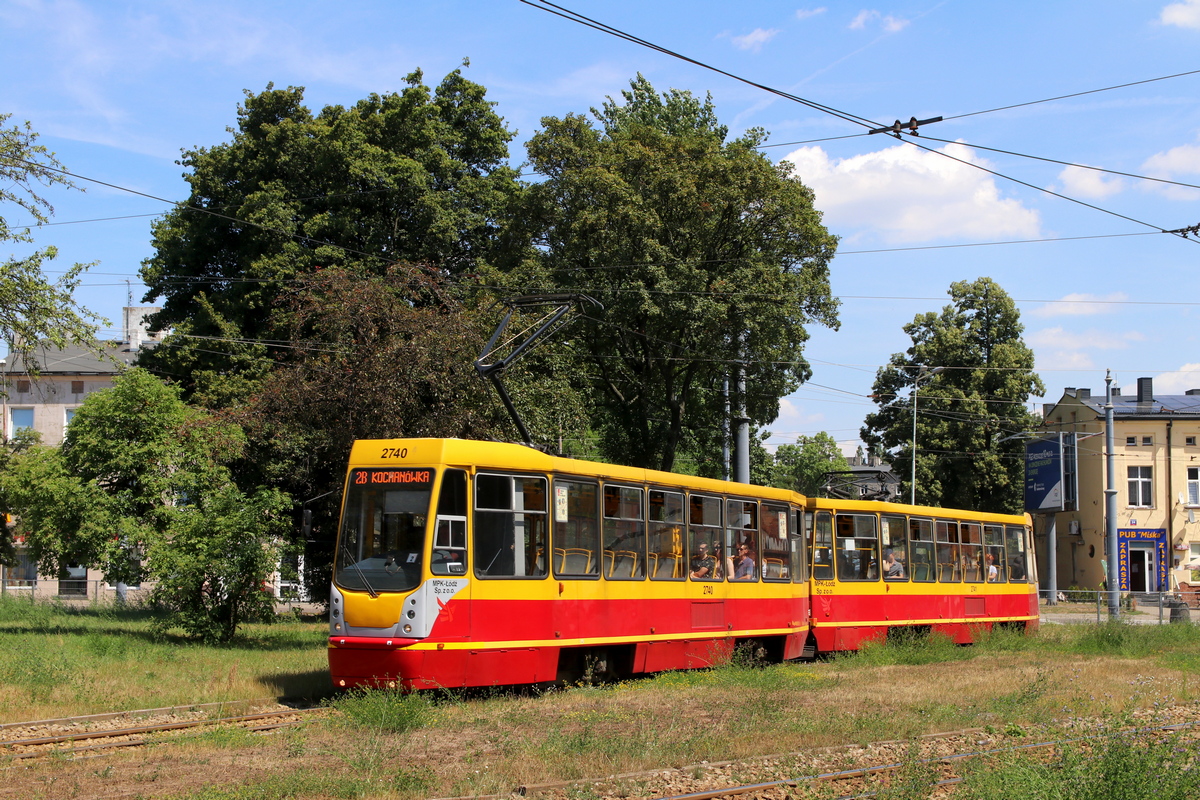 Łódź, Konstal 805NaND # 2740