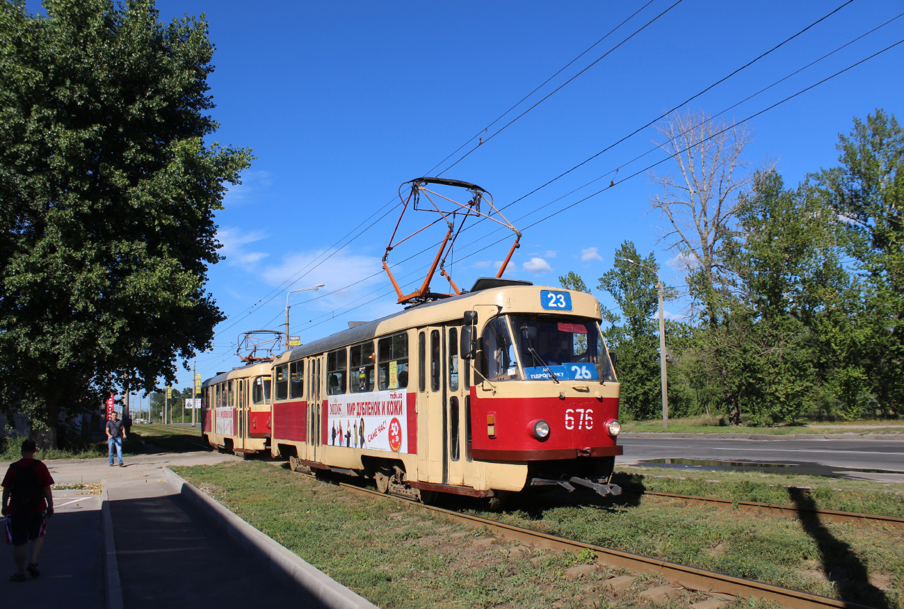 Харьков, Tatra T3SU № 676 Харьков, Tatra T3SU № 676