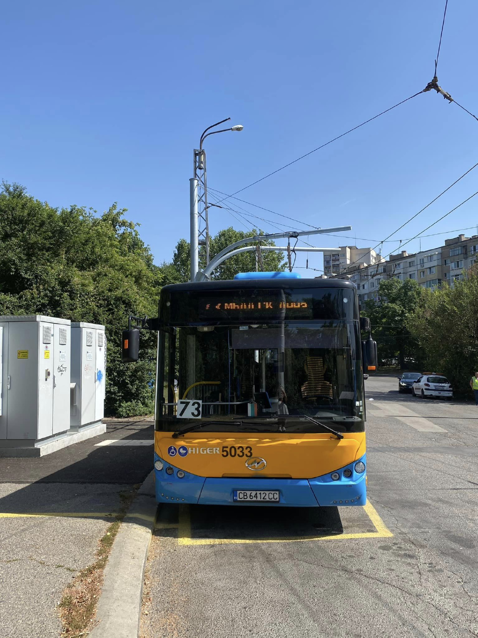София, Higer KLQ6125GEV3 № 5033; София — Електробусен транспорт — Зарядни станции