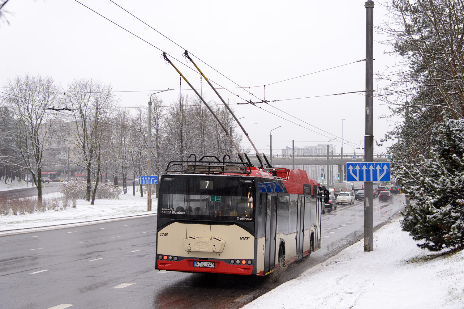 Вильнюс, Solaris Trollino IV 12 Škoda № 2749