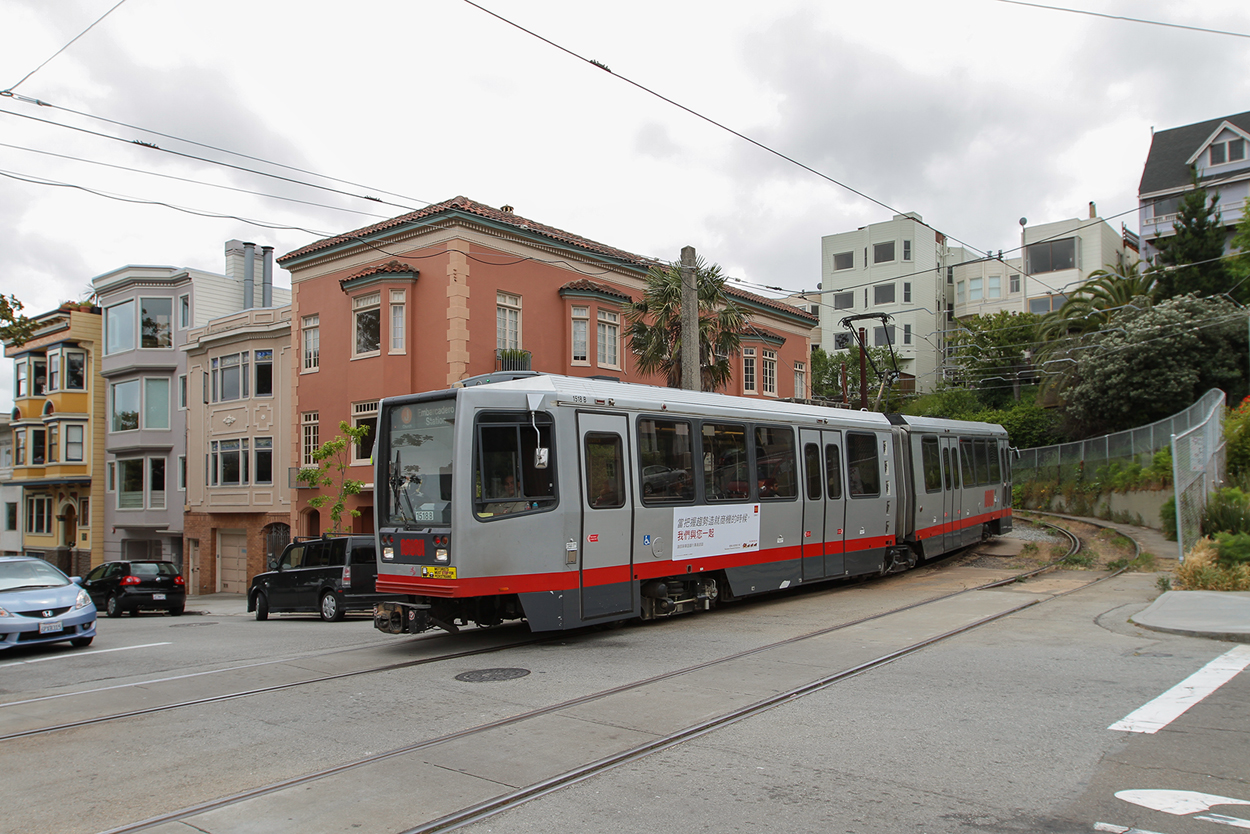 Сан-Франциско, область залива, Breda LRV SFS № 1518