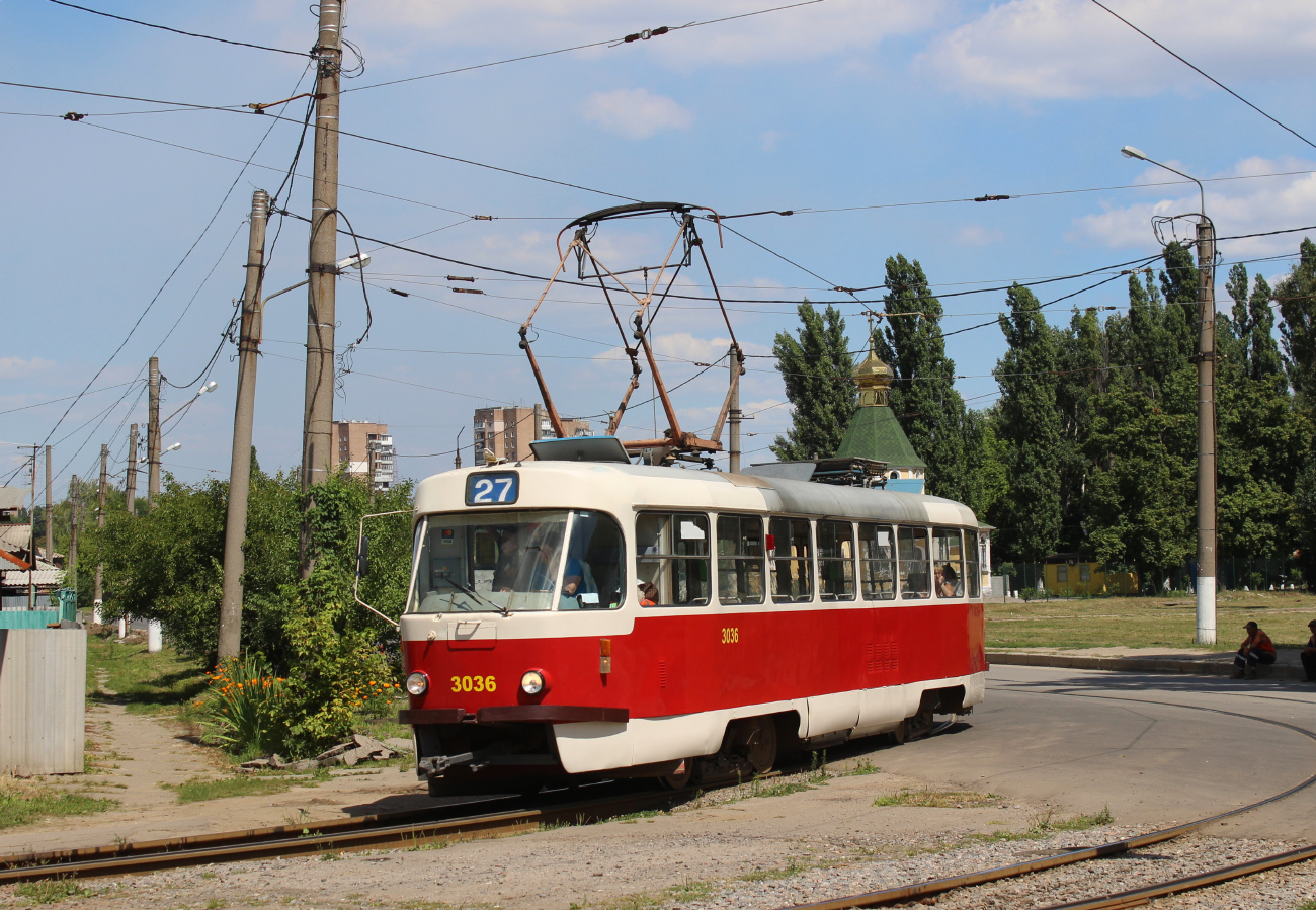 Харьков, Tatra T3A № 3036