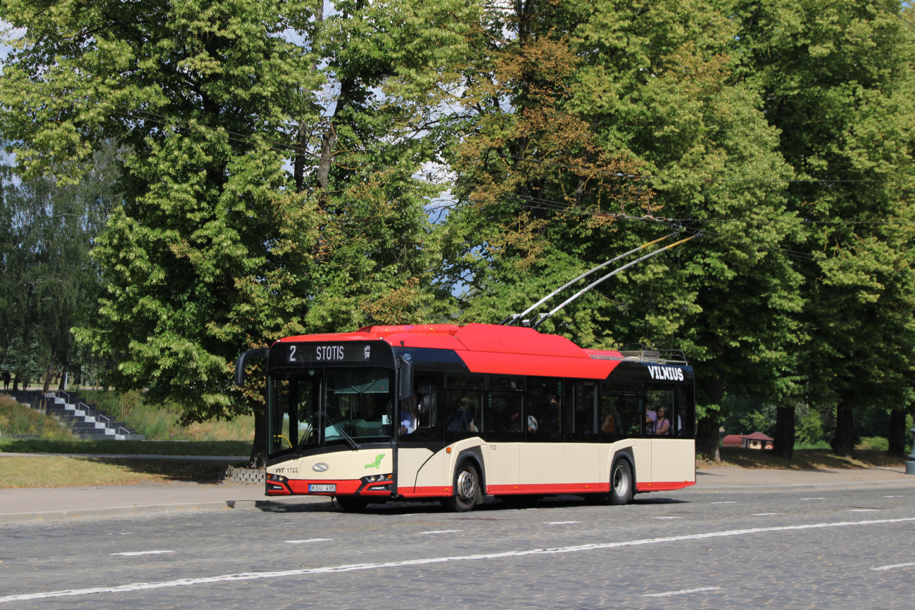 Вильнюс, Solaris Trollino IV 12 Škoda № 1722