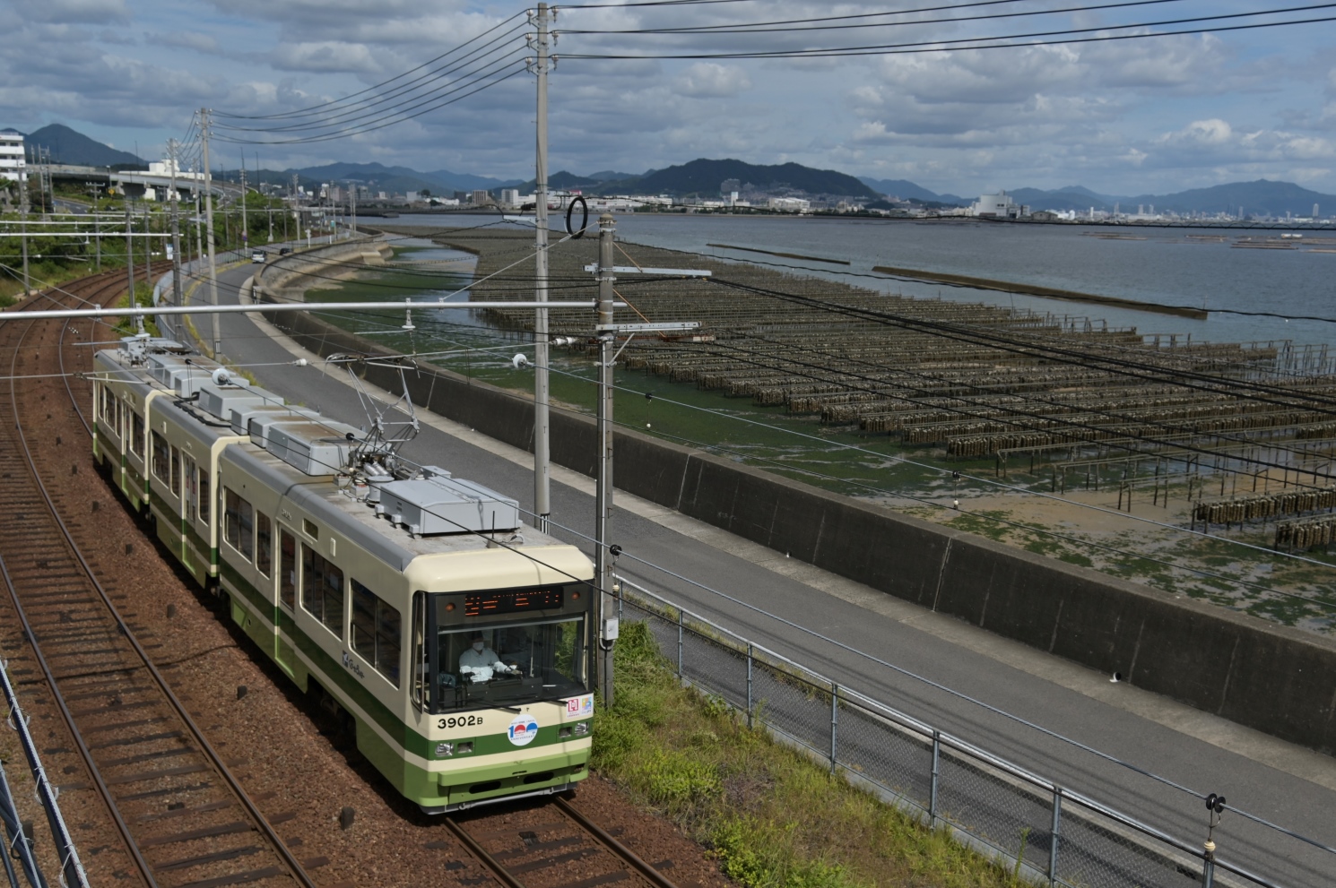 広島市, Green Liner Hiroshima series 3900 # 3902