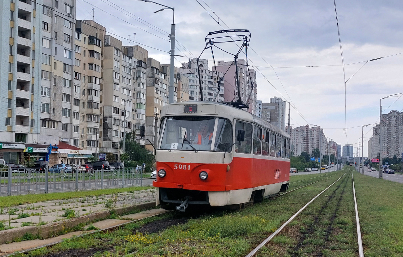 Kiova, Tatra T3P # 5981