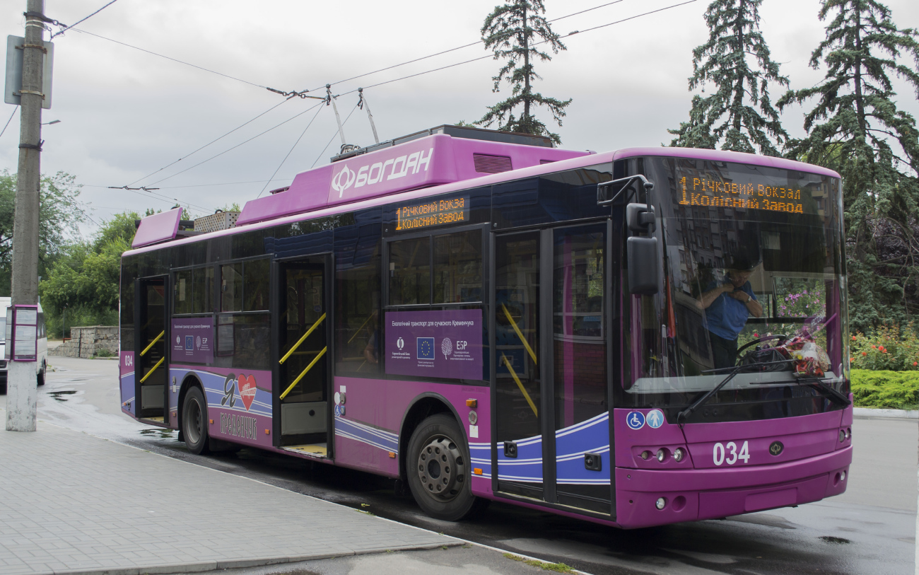 Кременчуг, Богдан Т70117 № 034