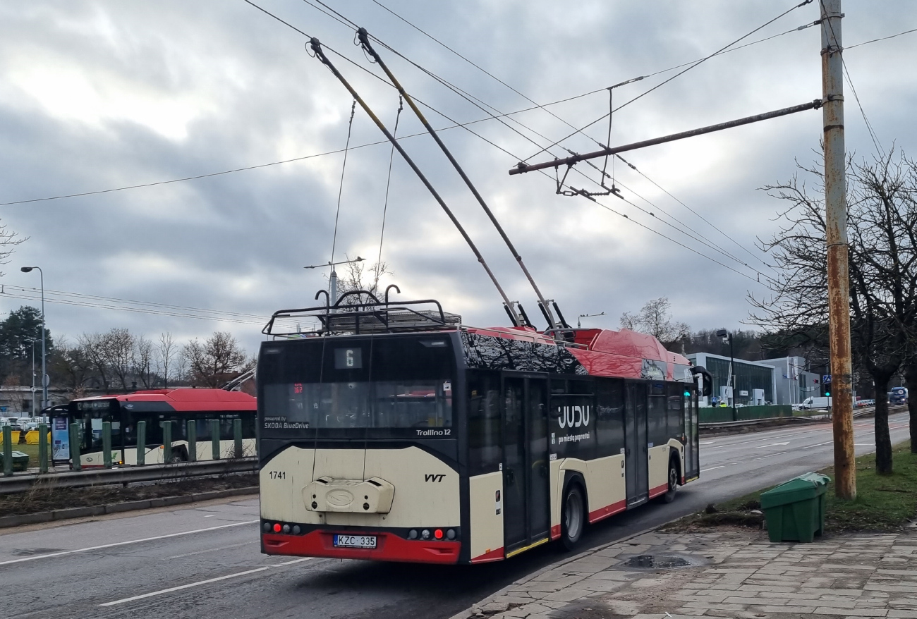Vilnius, Solaris Trollino IV 12 Škoda č. 1741