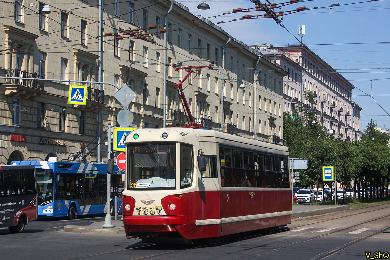 Санкт-Петербург, ЛМ-68М2 (мод. СПб ГЭТ) № 7657 Санкт-Петербург, ЛМ-68М2 (мод. СПб ГЭТ) № 7657