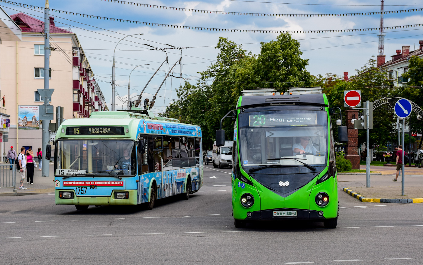 Гомель, БКМ 32102 № 1757; Гомель, БКМ E433 Vitovt Max Electro № 26247